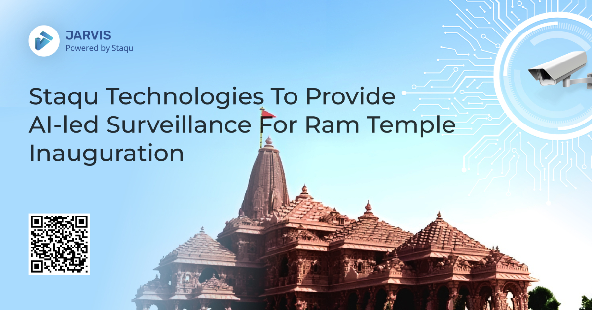 Staqu Technologies proudly steps forward to secure the historic Ram Mandir inauguration with cutting-edge AI