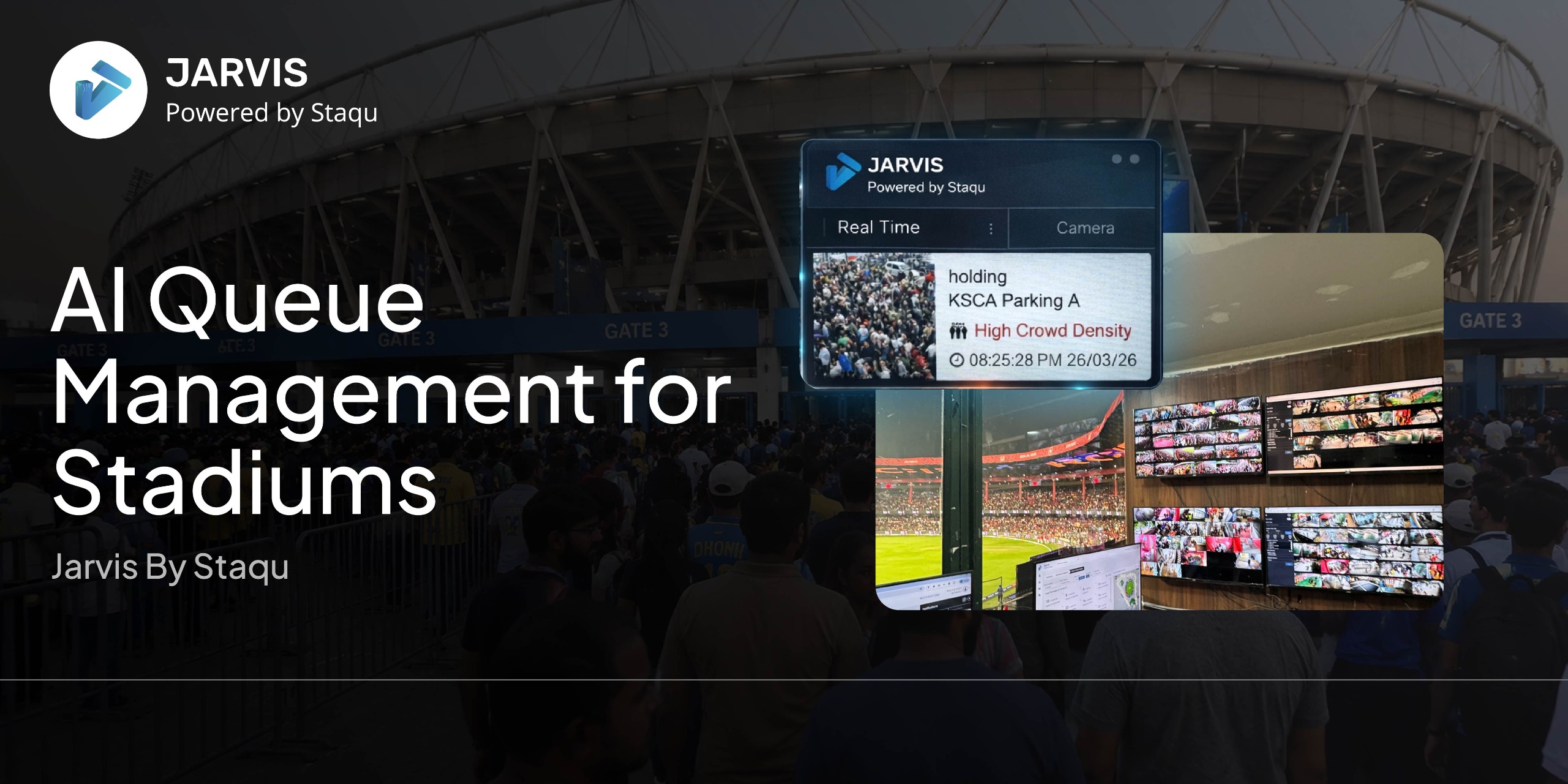 AI Queue Management System for Stadiums | JARVIS by Staqu